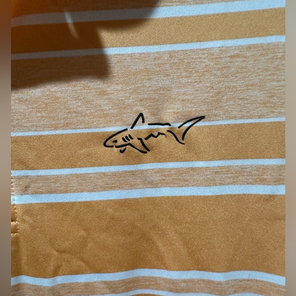 Greg‎ Norman Orange polo shirt - Picture 3 of 4